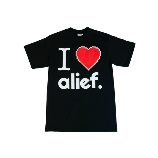 I love alief Tee - Black