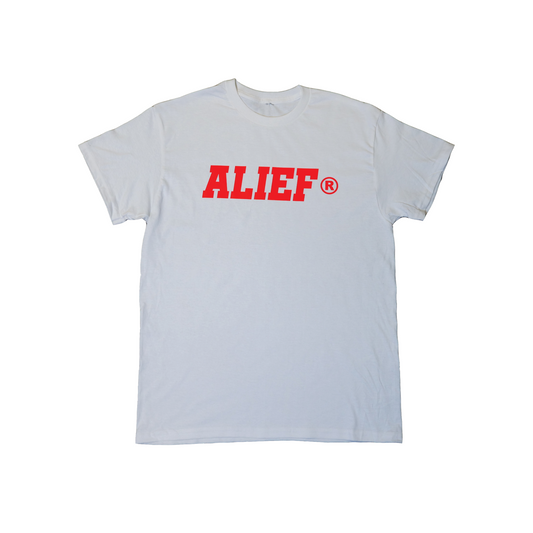 Alief 2.0 Spirit Tee - White / Red