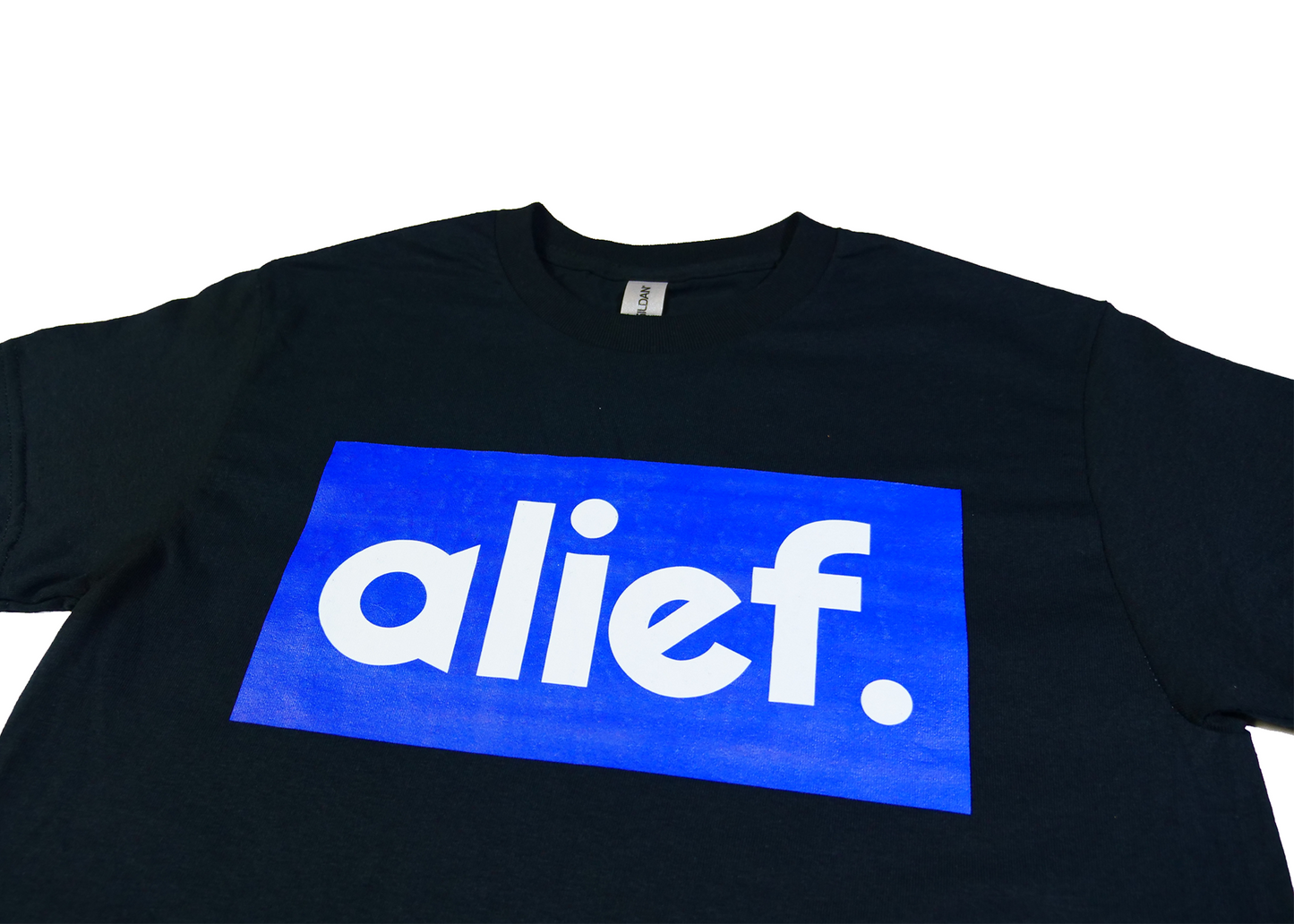 Alief Blue Box Tee - Black