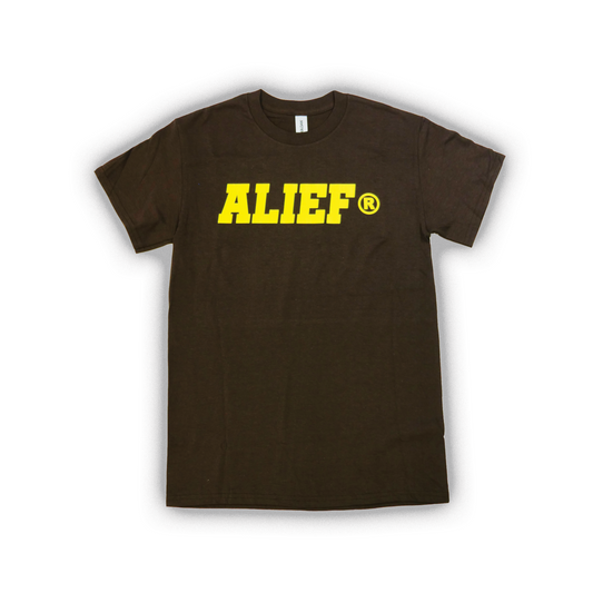 Alief 2.0 Spirit Tee - Brown/ Yellow