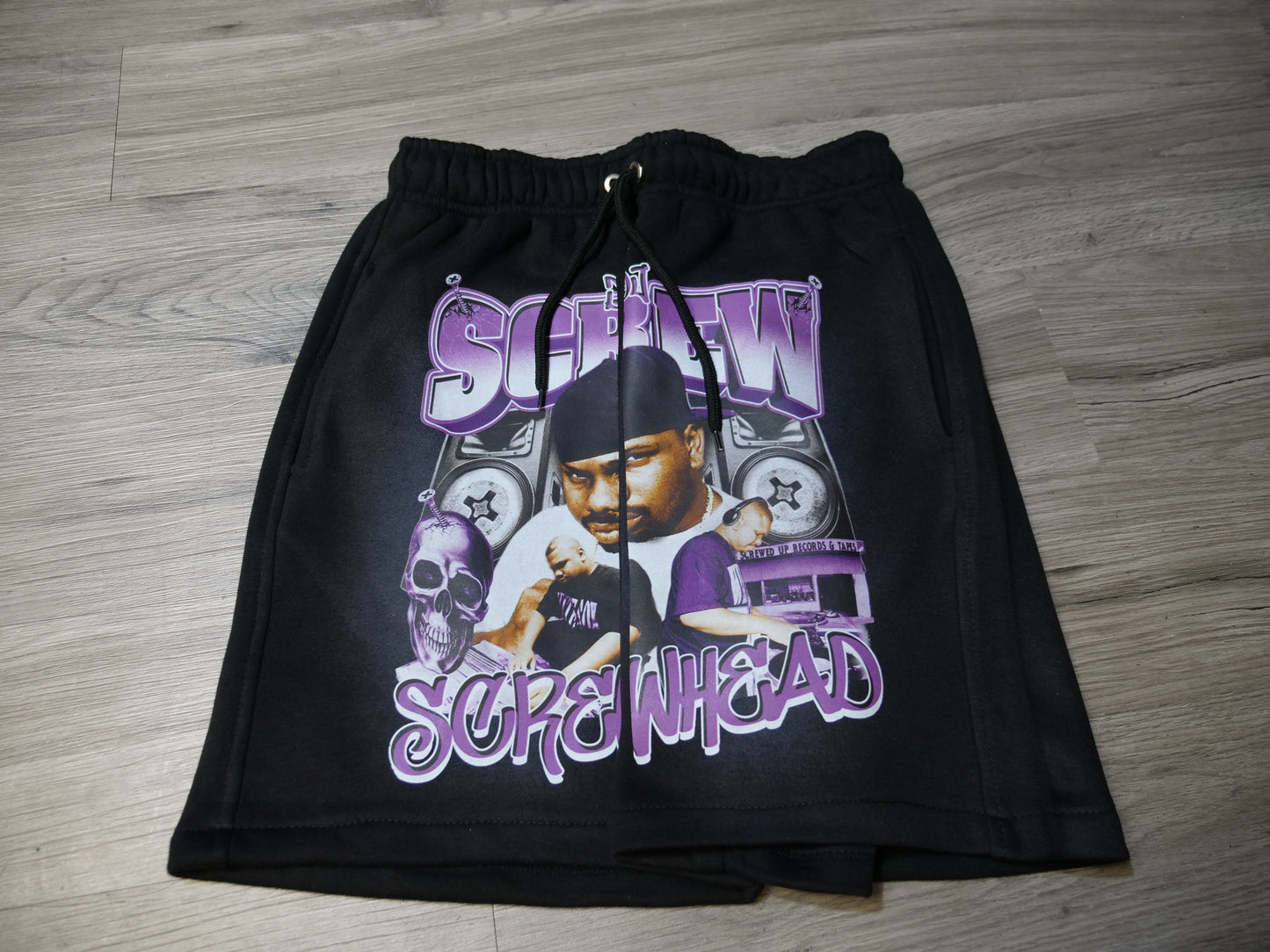 Posh Playas Dj Screw Shorts - Black