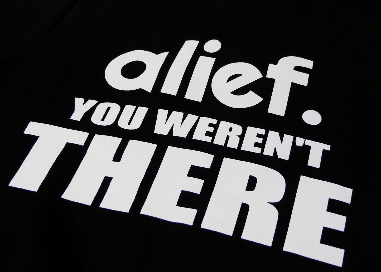 Alief You Weren’t There (Crewneck)- Black/Red Box