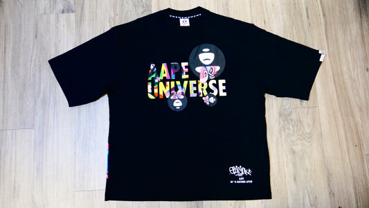Aape Universe Tee - Black
