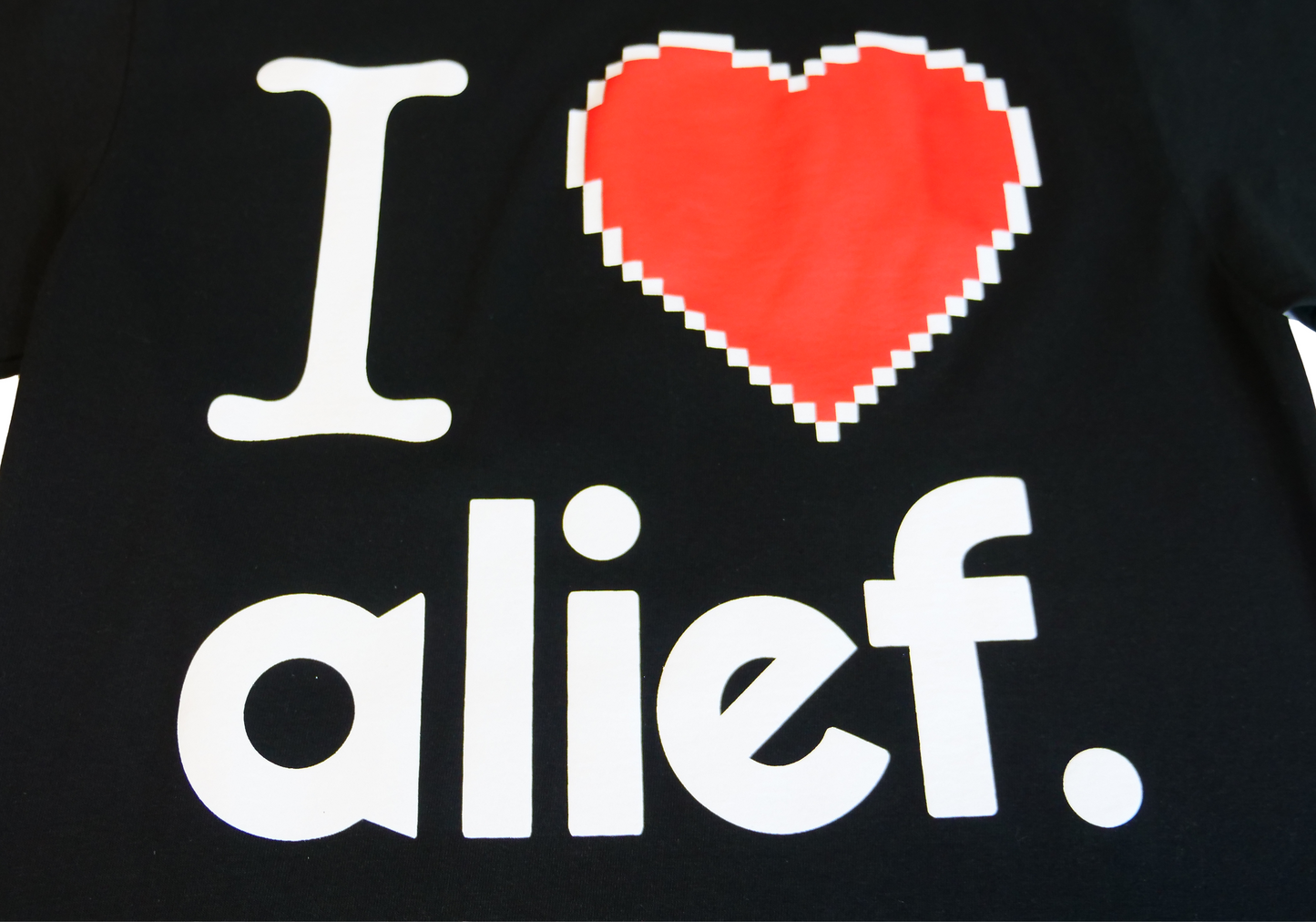 I love alief Tee - Black (Long Sleeve)