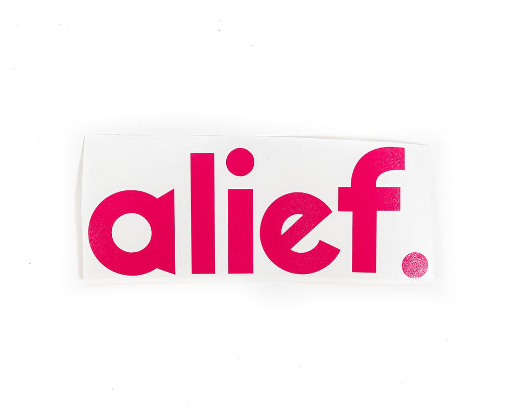 Alief Car Decal Sticker - Pink