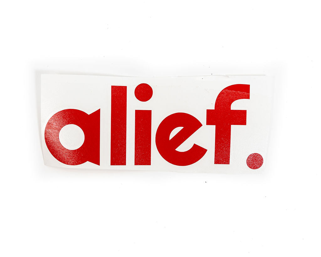 Alief Car Decal Sticker - Red