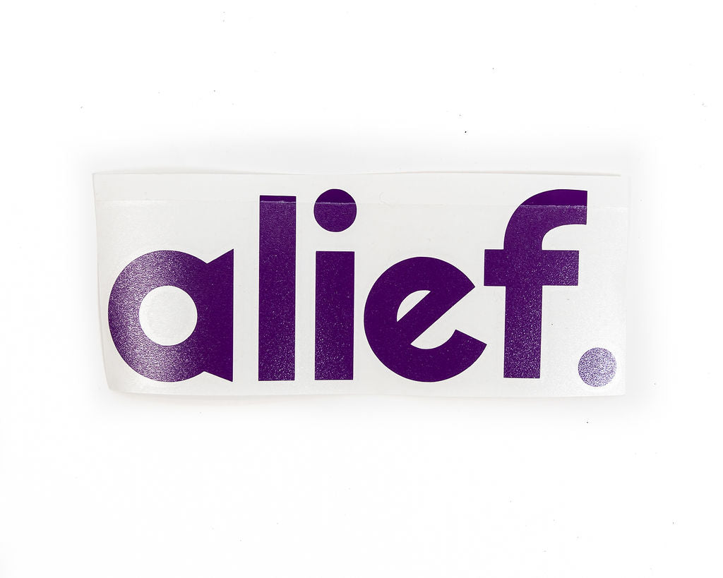Alief Car Decal Sticker - Purple