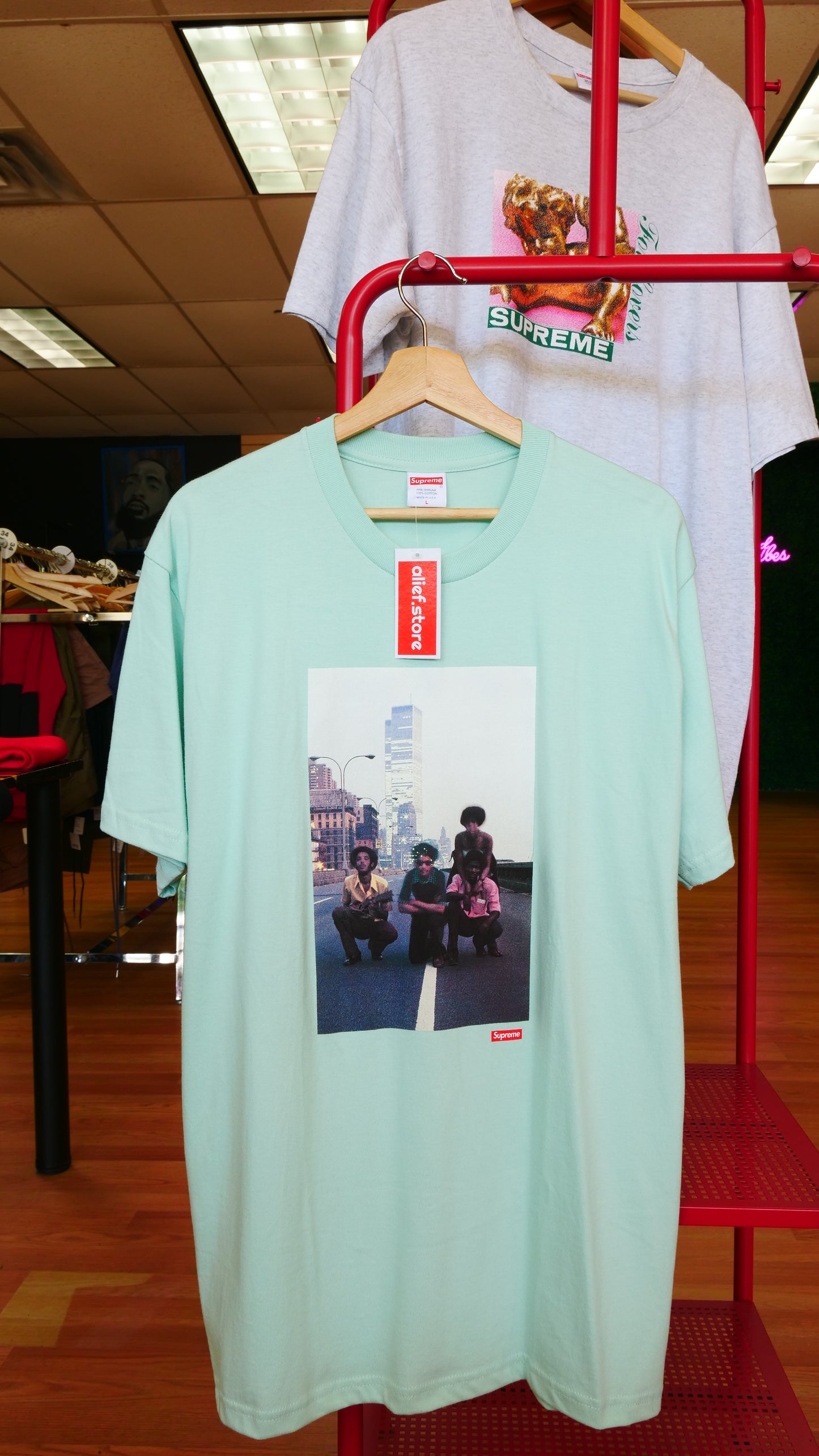 Supreme Augustus Pablo Tee Light Teal