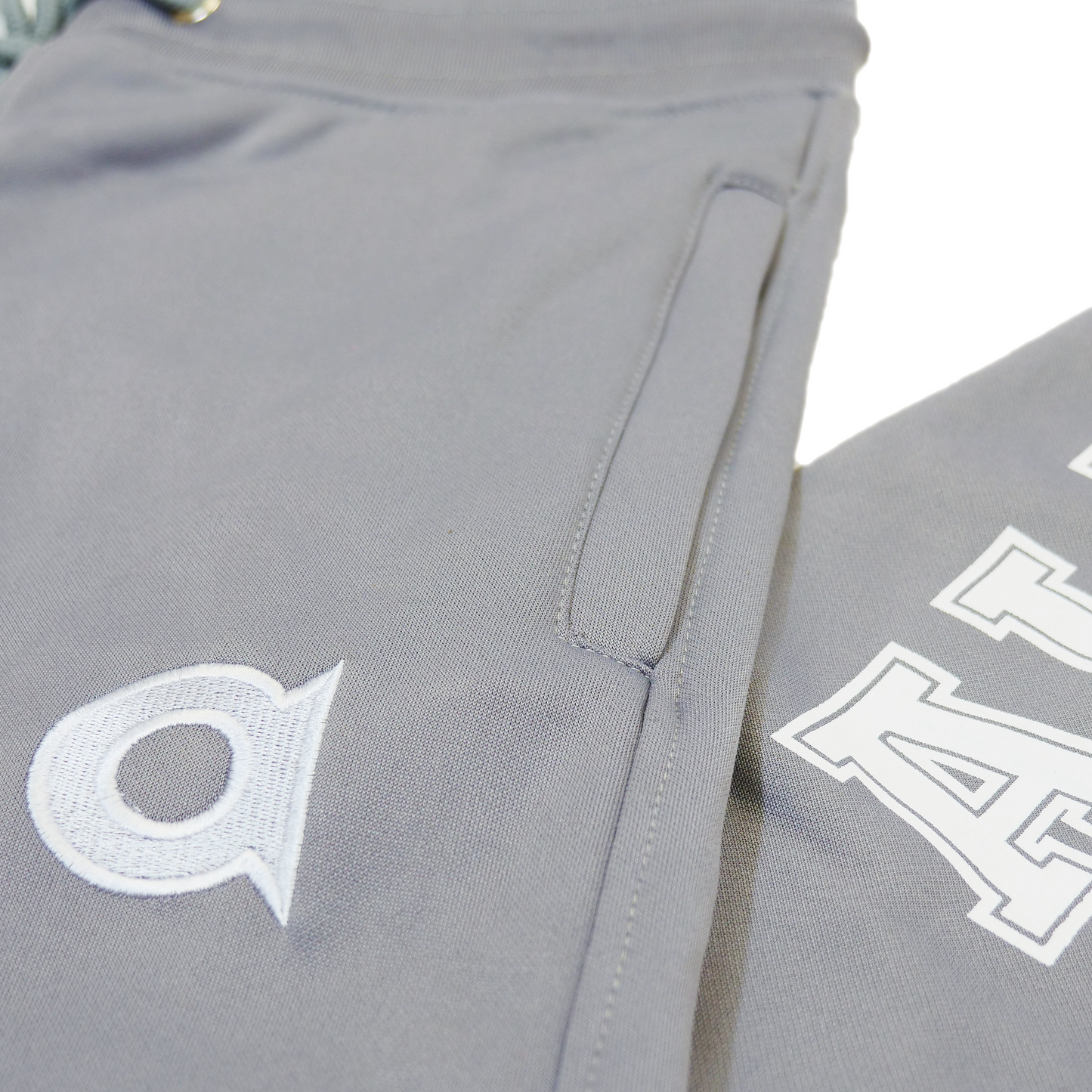 Alief Athletic Jumpsuit - Gray/White