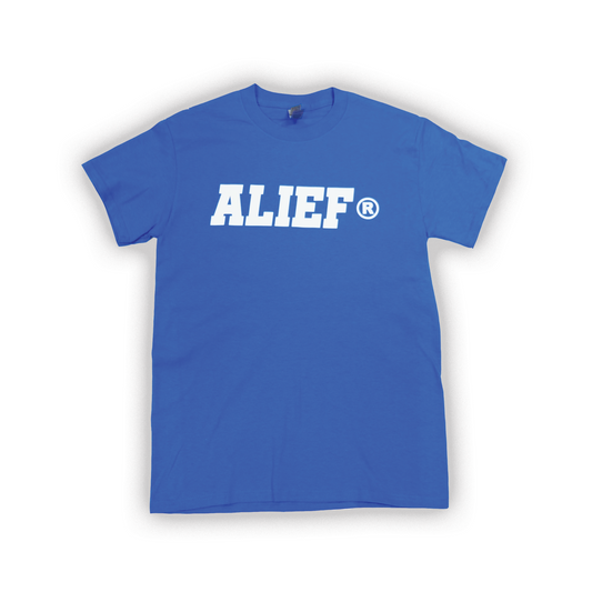 Alief 2.0 Spirit Tee - Blue/ White