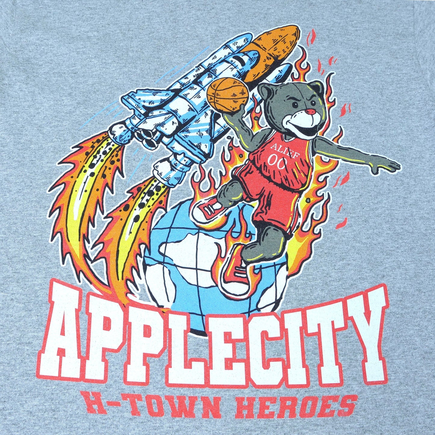 H-Town Heroes Alief Rocket Tee - Gray