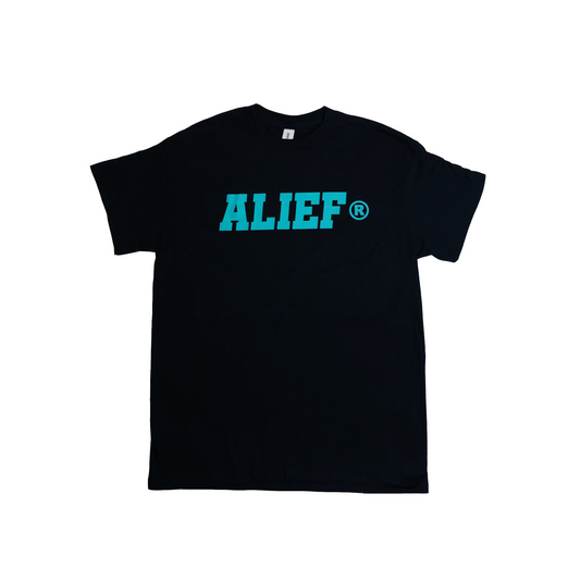 Alief 2.0 Spirit Tee - Black/ Turquoise