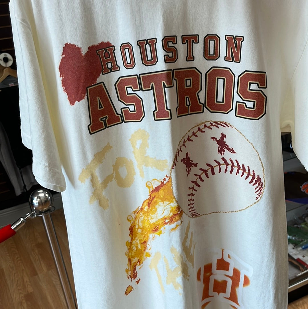 Cream Dropouts Astros Tees (H Town Back)