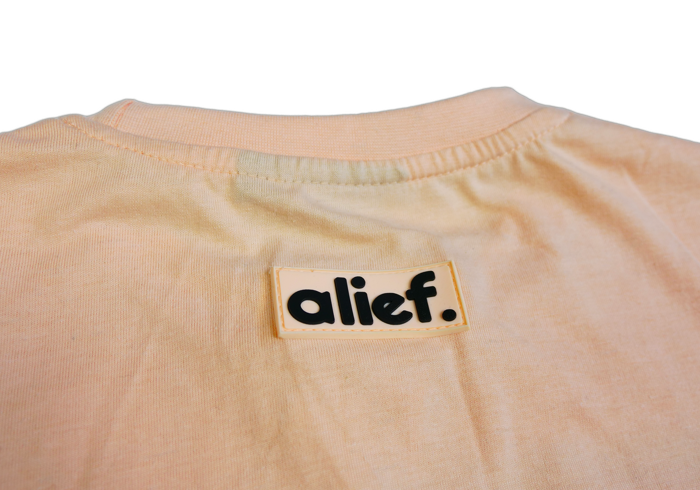 Alief Embossed Shorts Set - Peach