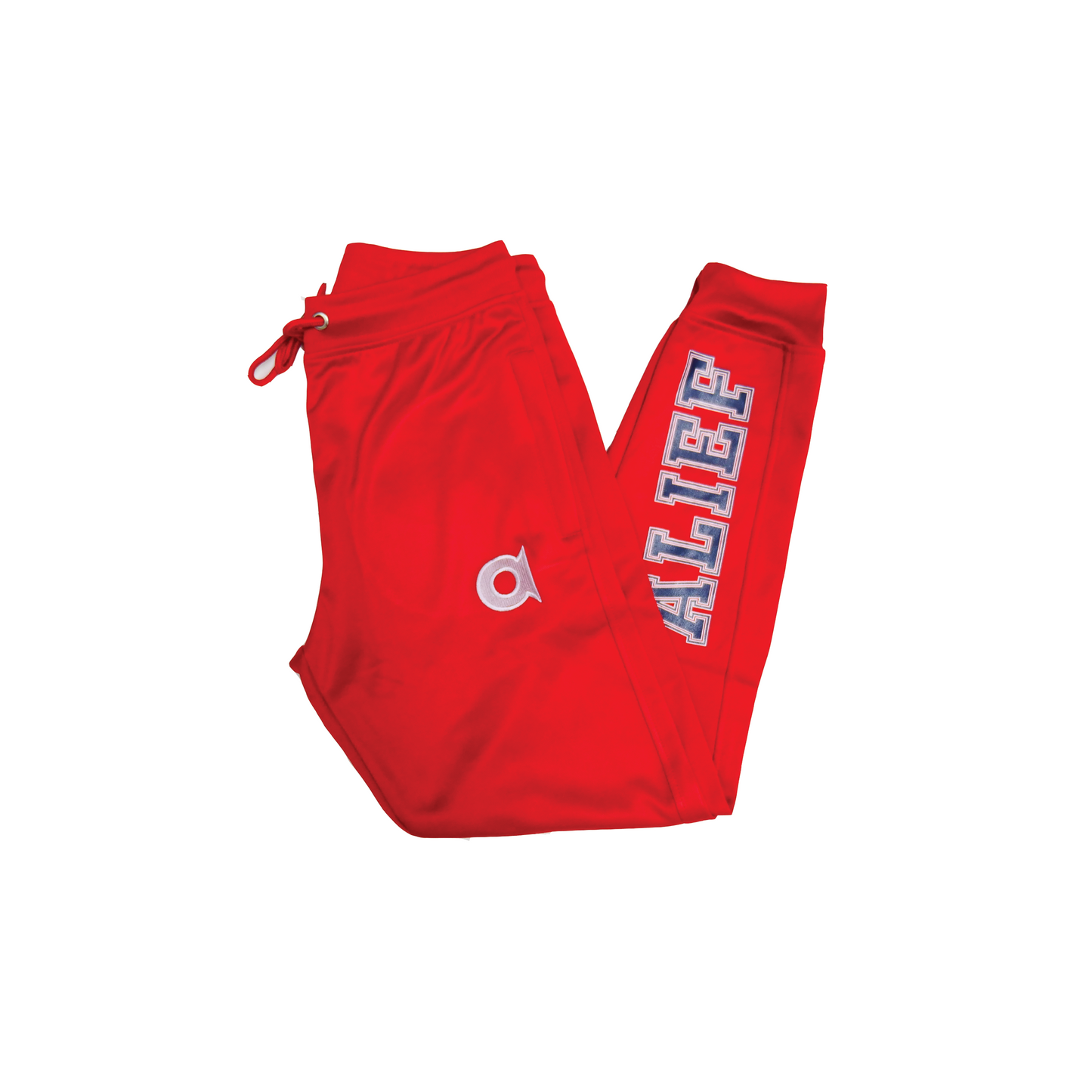 Alief Athletic Jumpsuit -Red/White