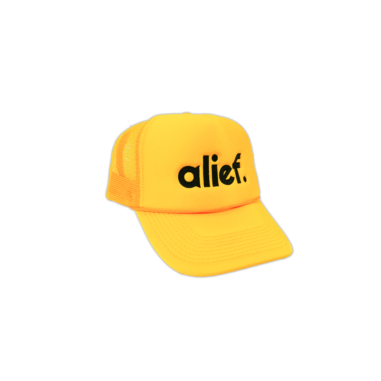 Bold Alief Trucker Hat - Yellow/Black