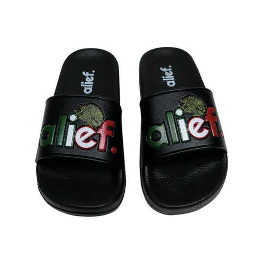 Alief Mexico Slides - Black