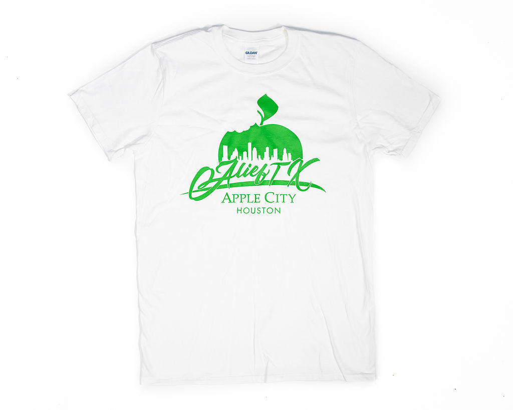 OG Alief Logo Tee - Green Ink