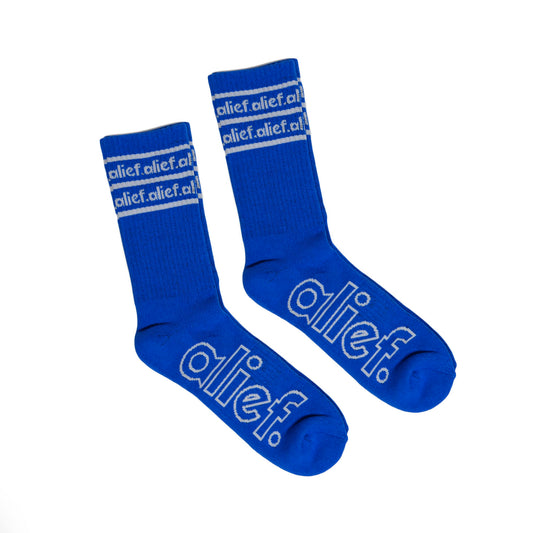 Bold Alief Socks - Blue