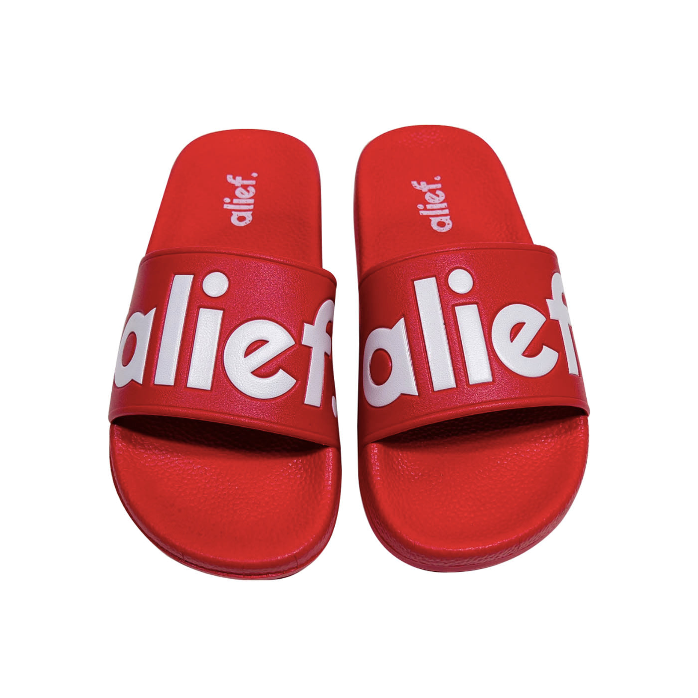 Bold Alief Slides - Red/White