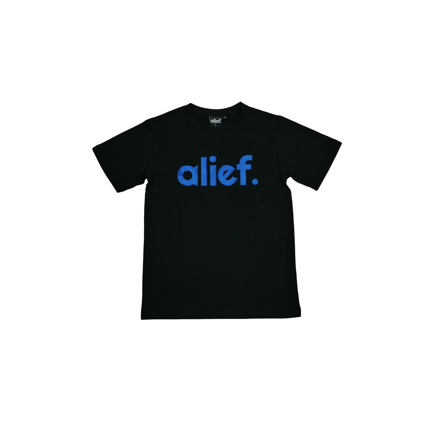 Bold Alief Embroidered Tee - Black/Blue