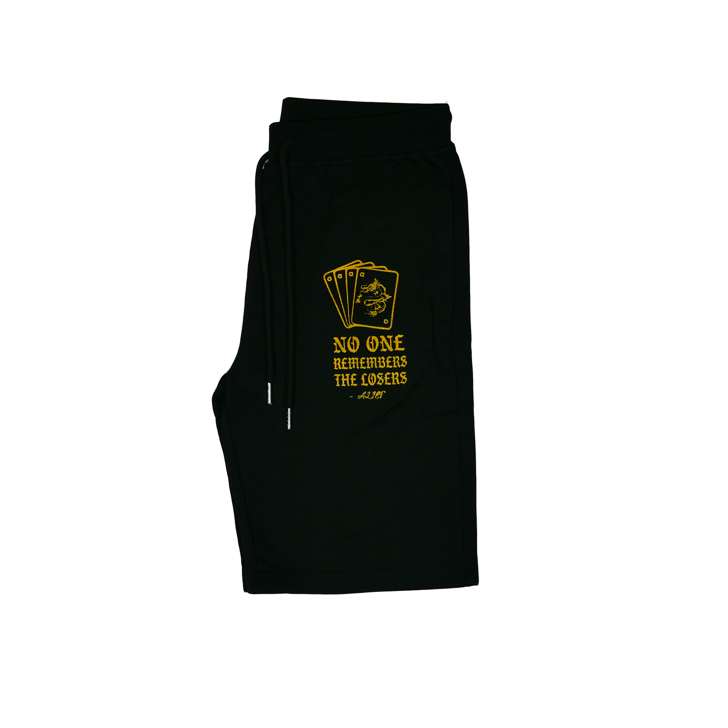 No One Remembers The Losers Shorts - Black/Gold