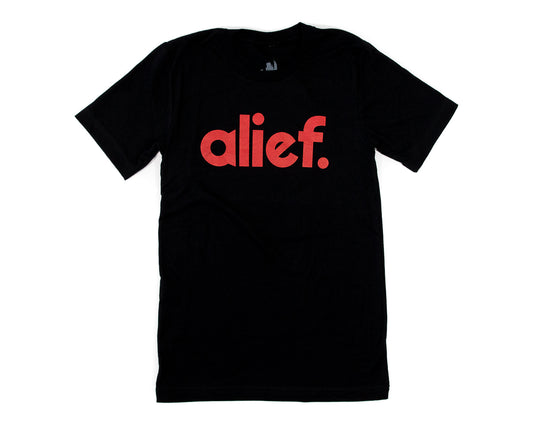 Alief Bold Tee - Black/Red