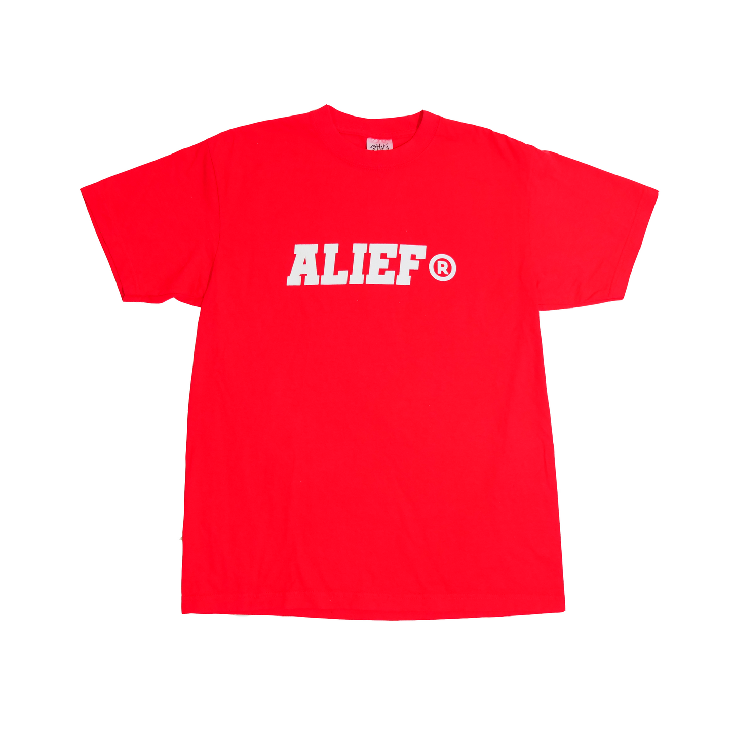Appleface 3.0 Red Tee (White Ink)