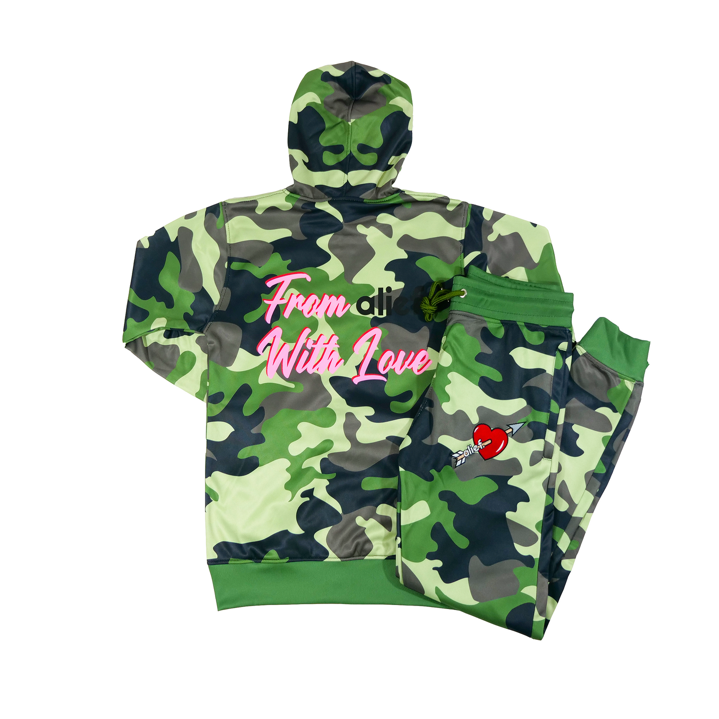 From Alief With Love Jumpsuit - Green Camo