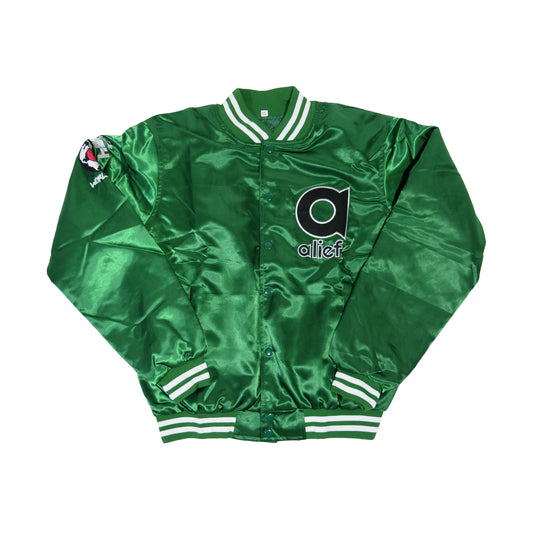 Alief Applecity Varsity Jacket - Green