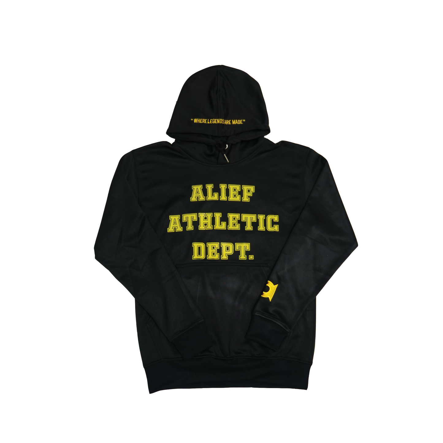 Alief Athletic Jumpsuit - Black/Gold