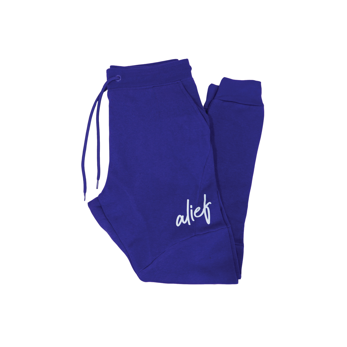 Alief Cursive Purple Jumpsuit Set