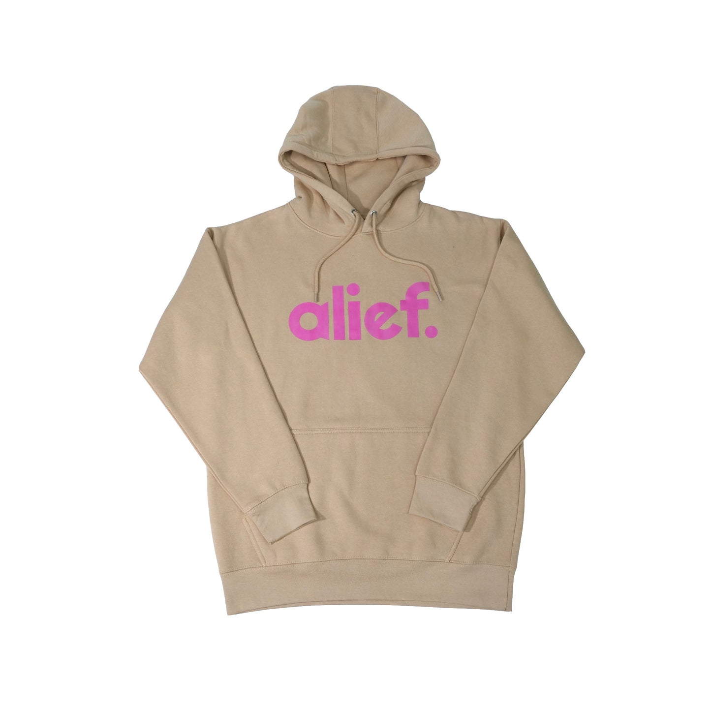 Bold Alief Tan and Pink Hoodie